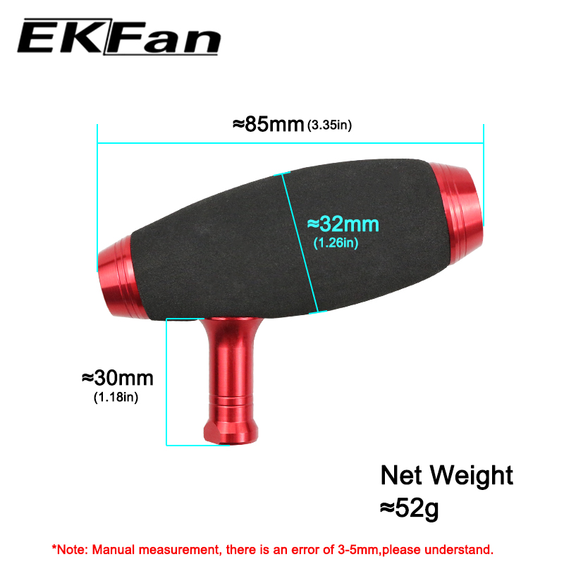 EKFan Perilla de EVA tipo T pa - Spincast Reel reseña y precio