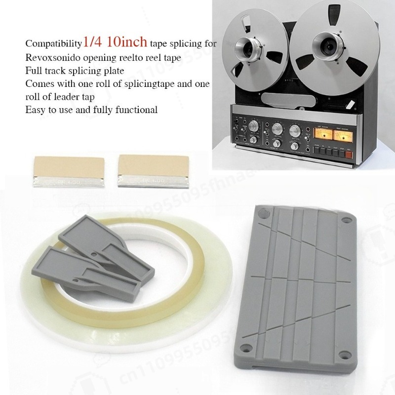 Kit de empalme de cinta de aud - Reel Repair Kit reseña y precio